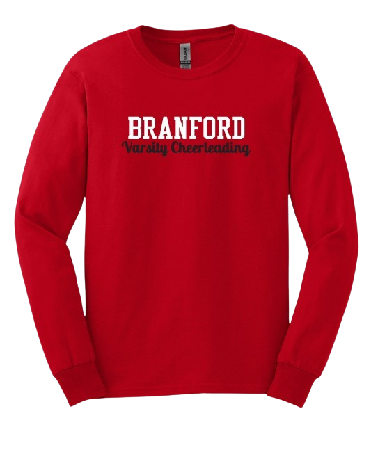 Branford Cheer Long Sleeve Red