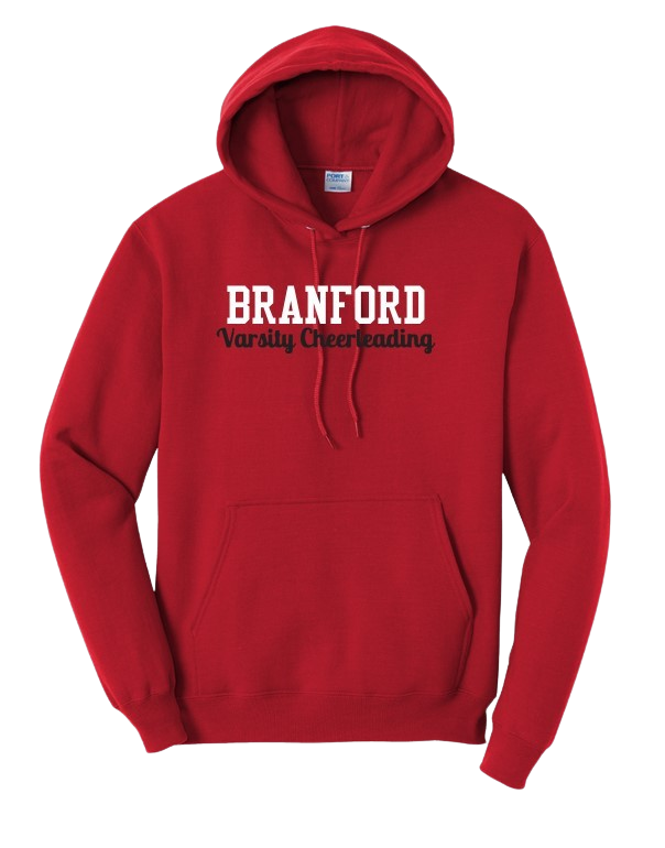 Branford Cheer Hoodie Red