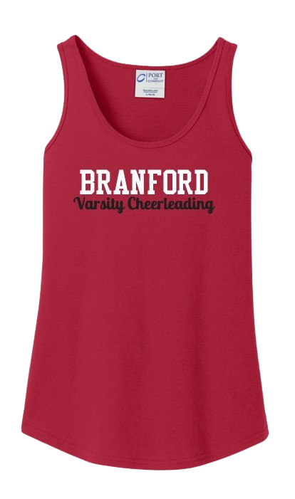 Branford Cheer Women's Tank Top Red