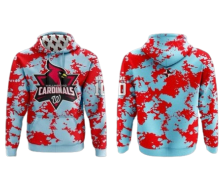 Cardinals Tie-Dye Hoodie